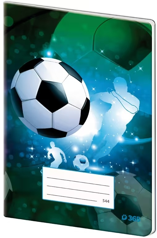 Sešit 544 papírové desky – Football Helma 365