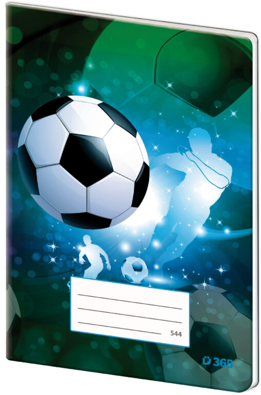 Sešit 544 papírové desky – Football Helma 365
