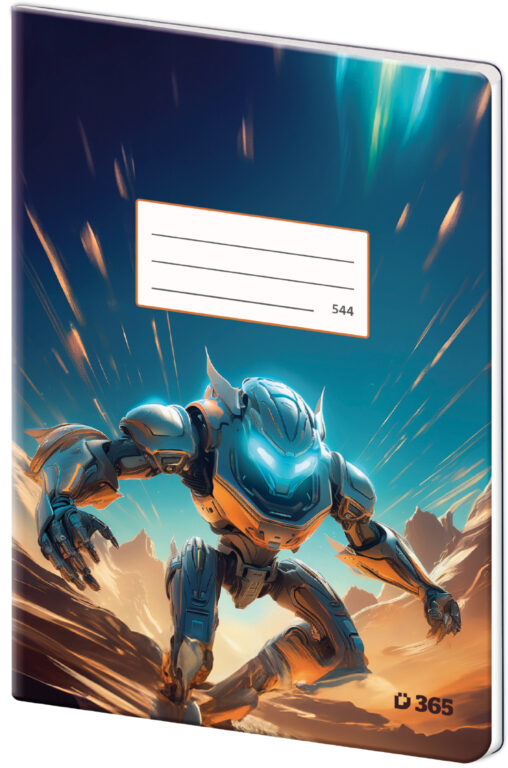 Sešit 544 papírové desky – Sci-fi Helma 365