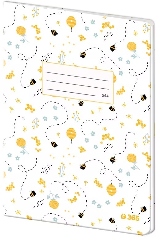 Sešit 544 papírové desky – Bees Helma 365