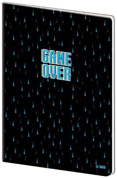 Sešit 444 plastové desky – Game Over Helma 365