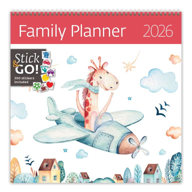 Family Planner 2026 - nástěnný kalendář