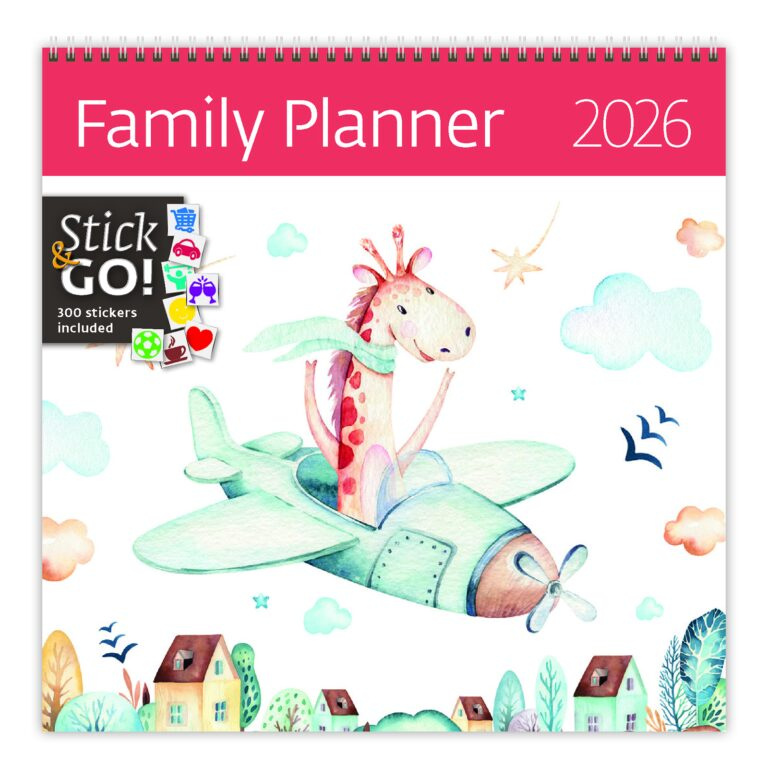 Family Planner 2026 - nástěnný kalendář