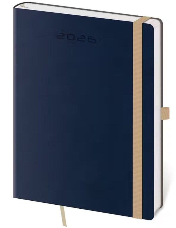 Týdenní diář 2026 B6 Flexies tmavě modrý s poutkem - kniha z kategorie Zápisníky, kalendáře