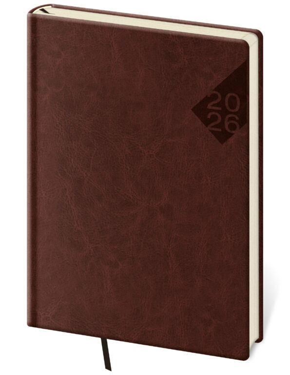 Denní diář 2026 A5 Nebrasca angl. červený - kniha z kategorie Zápisníky, kalendáře