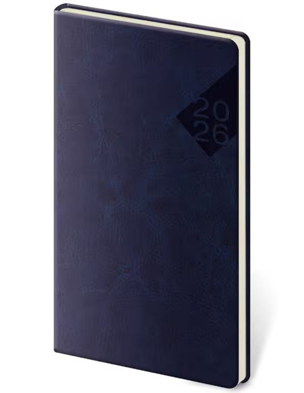 Kapesní diář 2026 Nebrasca modrý - kniha z kategorie Zápisníky, kalendáře