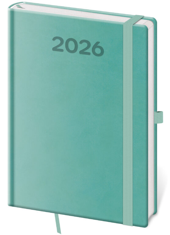 Denní diář Print Pop 2026 (světle zelený) (A5)