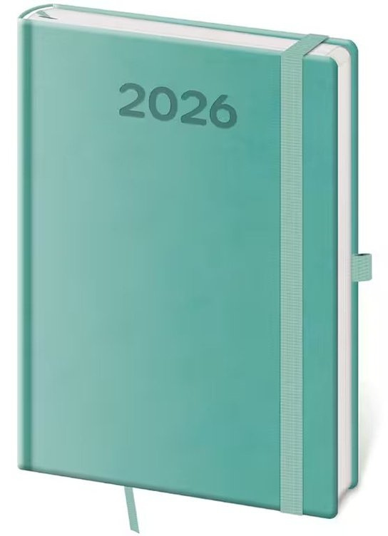 Denní diář Print Pop 2026 (světle zelený) (A5)