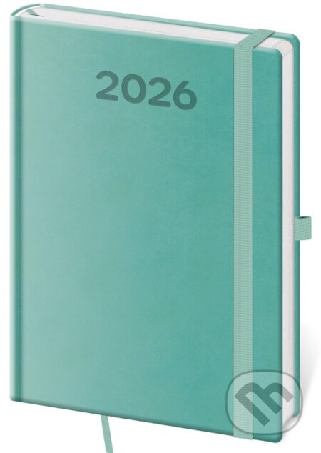 Denní diář Print Pop 2026 (světle zelený) (A5)