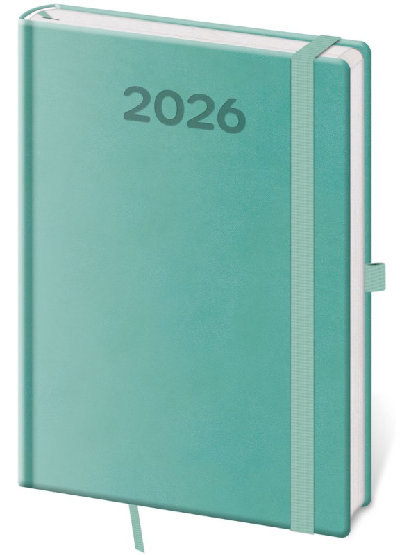 Týdenní diář 2026 Print Pop - A5, světle zelený