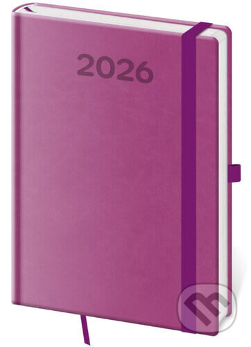 Týdenní diář 2026 A5 Print Pop fialový - kniha z kategorie Zápisníky, kalendáře