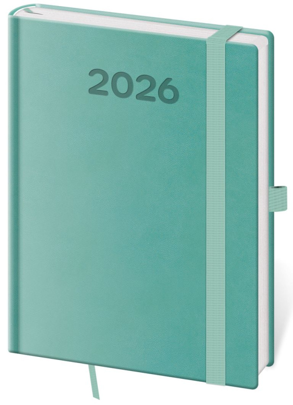 Diář 2026 denní B6 Print Pop - světle zelená