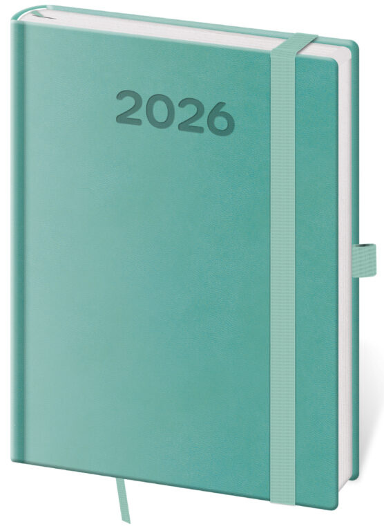 Diář 2026 denní B6 Print Pop - světle zelená