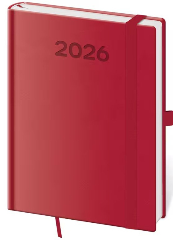 Týdenní diář 2026 B6 Print Pop malinový - kniha z kategorie Zápisníky, kalendáře