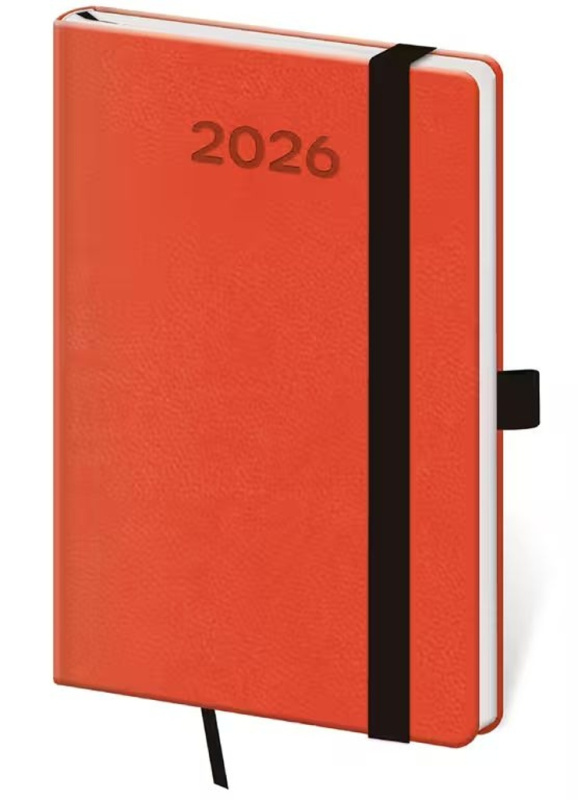 Kapesní diář 2026 Print Pop oranžový - kniha z kategorie Zápisníky, kalendáře