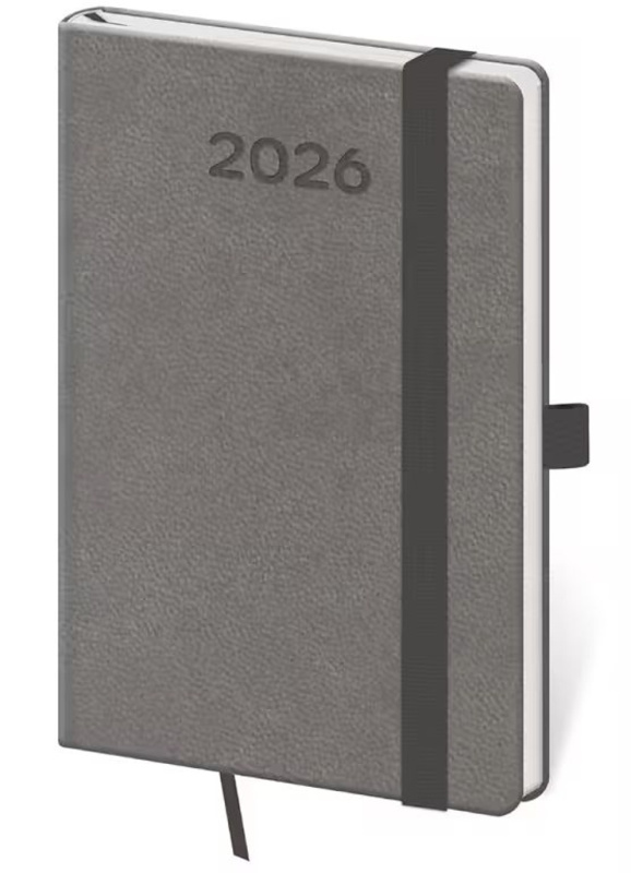 Kapesní diář 2026 Print Pop šedý - kniha z kategorie Zápisníky, kalendáře