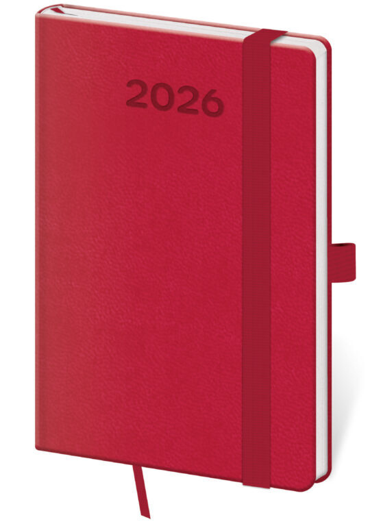 Kapesní diář 2026 Print Pop malinový - kniha z kategorie Zápisníky, kalendáře