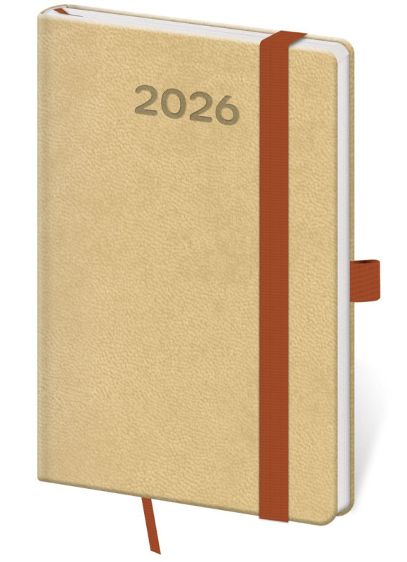 Kapesní diář 2026 Print Pop cappuccino - kniha z kategorie Zápisníky, kalendáře