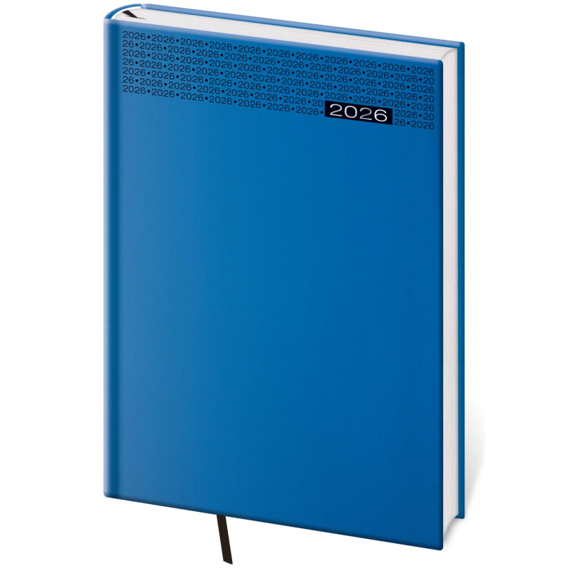 Helma 365 Diář týdenní A5 Gommato 2026, modrá