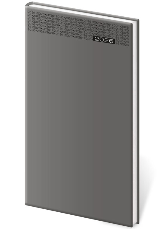 Týdenní diář 2026 Helma kapesní - Gommato šedý