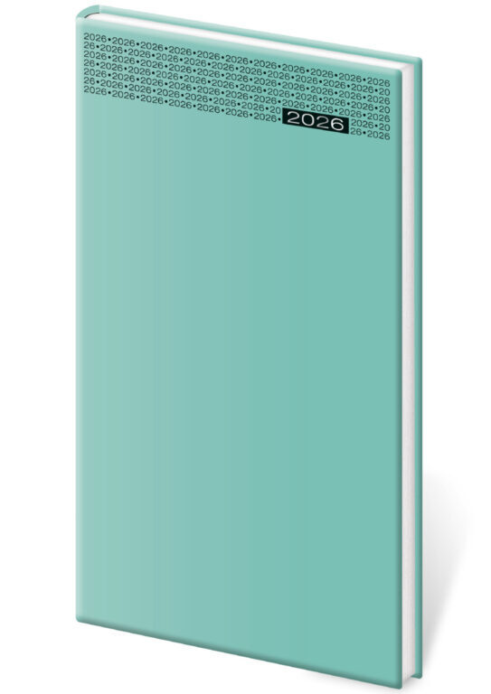 Kapesní diář 2026 Gommato tyrkysový
