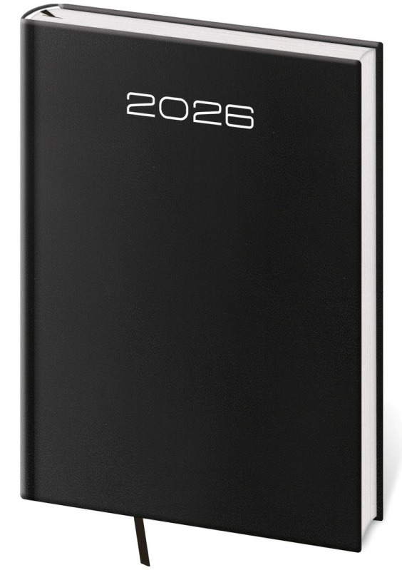 Denní diář 2026 A5 Old Karachi černý - kniha z kategorie Zápisníky, kalendáře