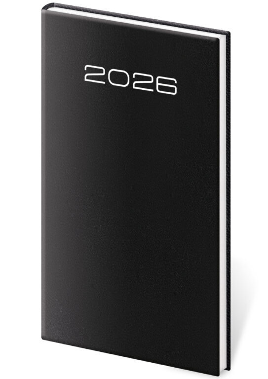 Kapesní diář 2026 Old Karachi černý