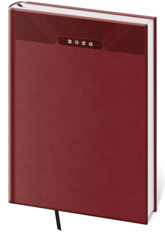 Týdenní diář 2026 B5 Print Classic angl. červená - kniha z kategorie Zápisníky, kalendáře