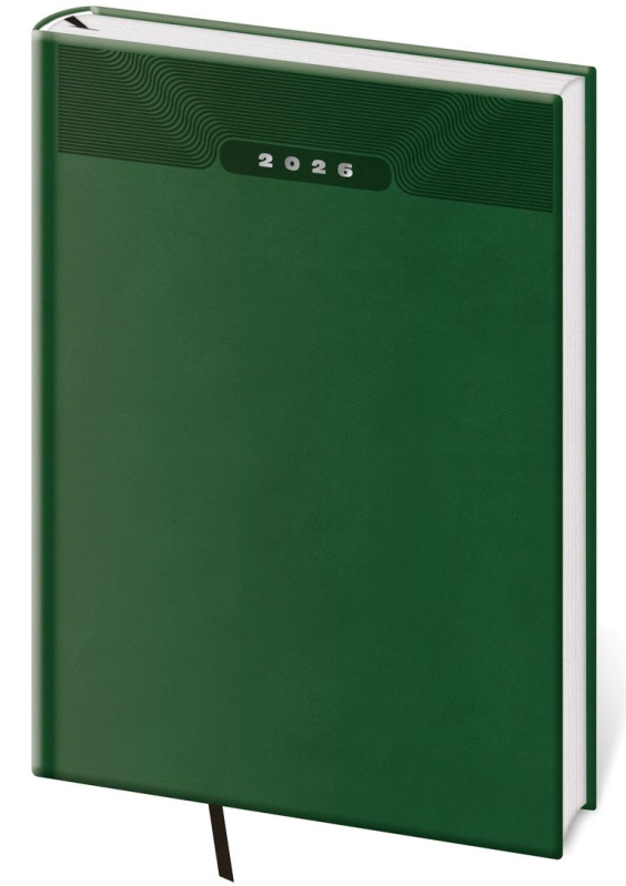 Diář 2026 týdenní A5 Print Classic - zelená