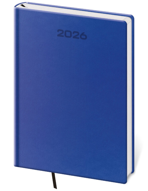 Týdenní diář 2026 A5 Soft modrý