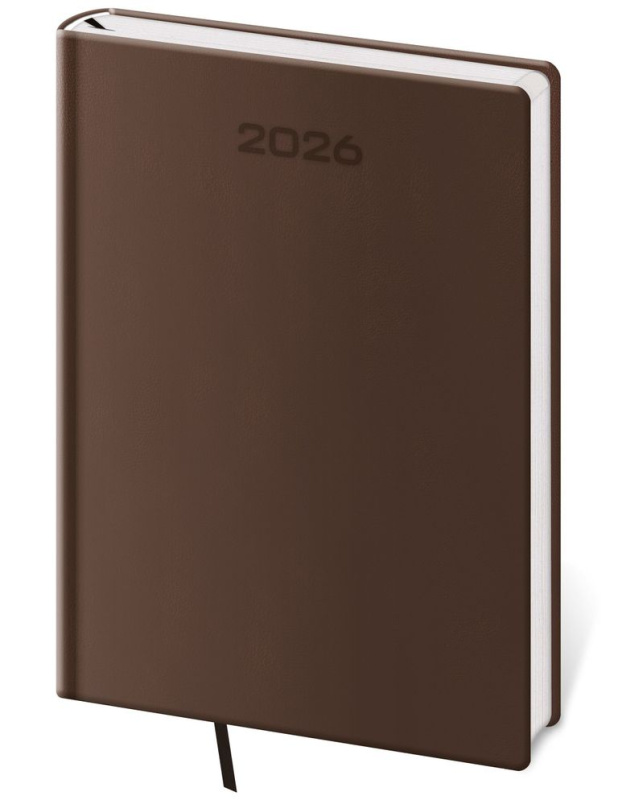 Týdenní diář A5 Soft hnědý - kniha z kategorie Zápisníky, kalendáře