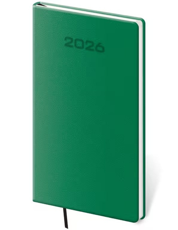 Kapesní diář 2026 Soft zelený - kniha z kategorie Zápisníky, kalendáře