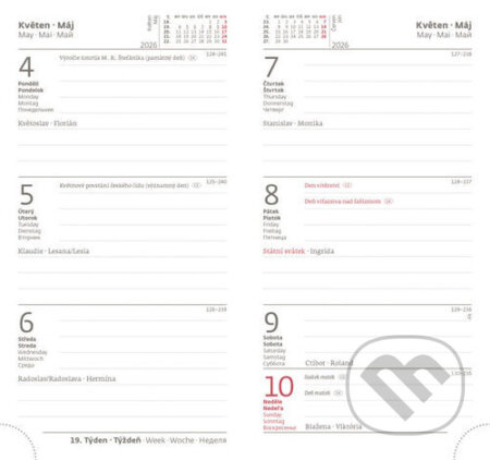 Kapesní diář 2026 Soft zelený - kniha z kategorie Zápisníky, kalendáře