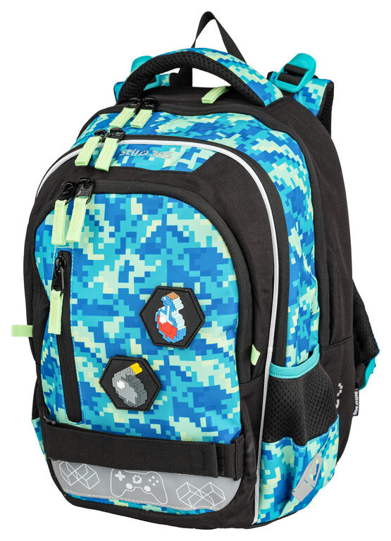 Školní batoh Junior Pixel Quest Helma 365
