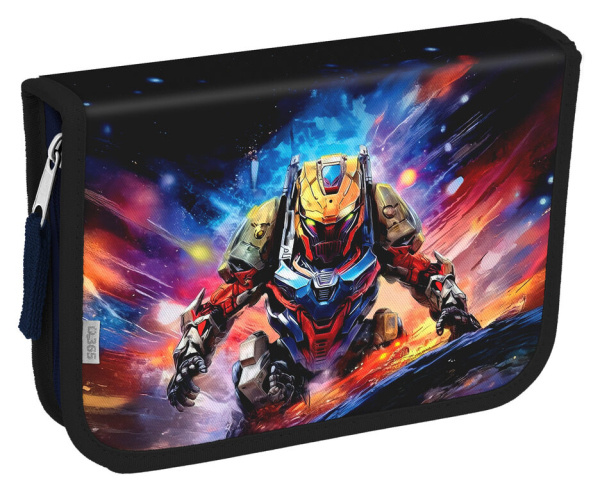 Školní penál jednopatrový Unimonster Helma 365