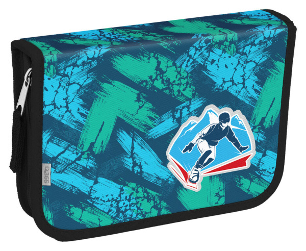 Školní penál jednopatrový Iceboy Helma 365