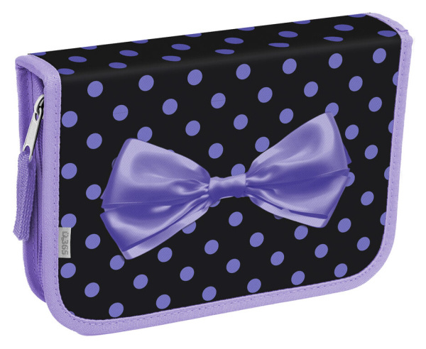 Školní penál jednopatrový Cute bow Helma 365