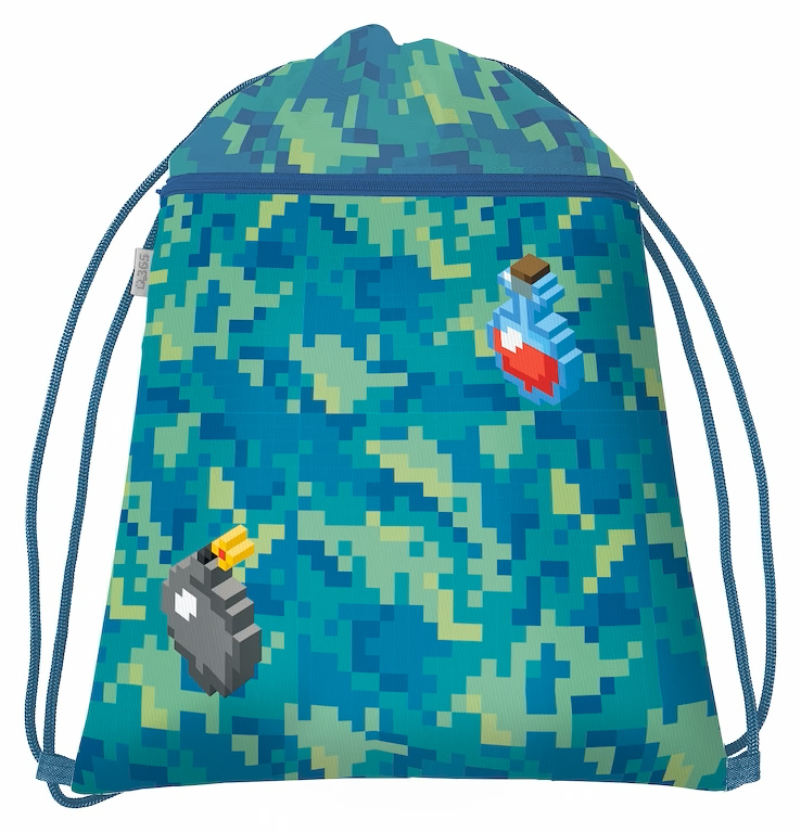 Sáček na tělocvik Pixel Quest Helma 365