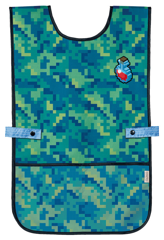 Zástěrka na výtvarnou výchovu pončo Pixel Quest Helma 365