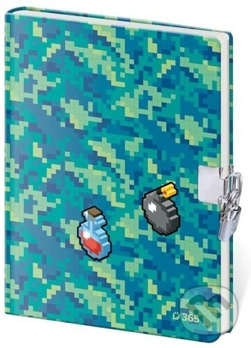 Památník se zámkem A5 čistý - Pixel Quest