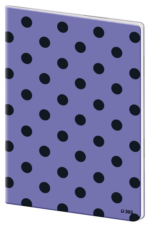 Sešit A4 linkovaný 40ls STIL plastové desky, Cute bow