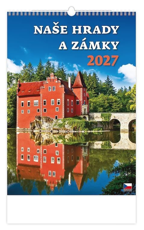 Nástěnný kalendář 2027 Helma Naše hrady a zámky