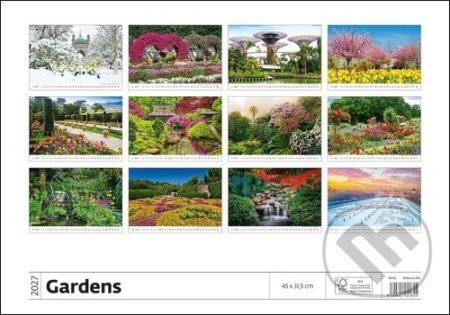 Nástěnný kalendář 2027 Helma Gardens