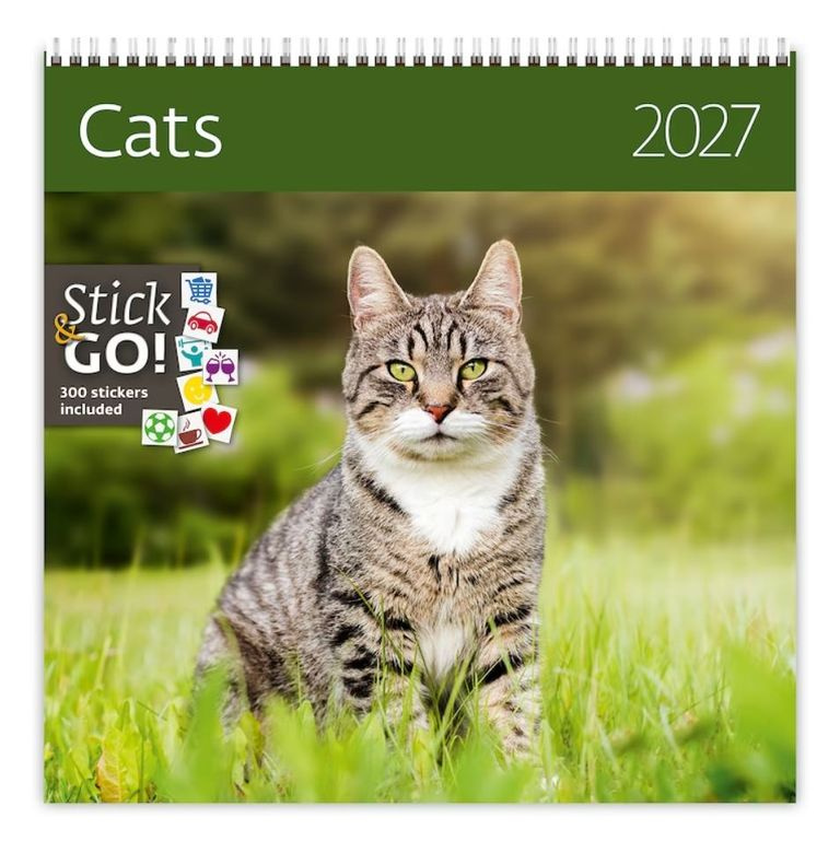 Cats 2027 - nástěnný kalendář - kniha z kategorie Nástěnné kalendáře
