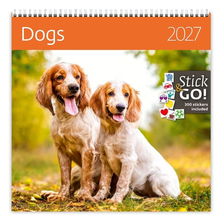 Dogs 2027 - nástěnný kalendář - kniha z kategorie Nástěnné kalendáře