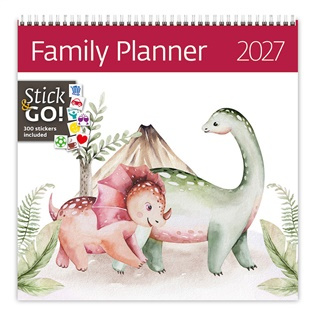 Family Planner 2027 - nástěnný kalendář - kniha z kategorie Nástěnné kalendáře