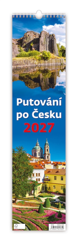 Nástěnný kalendář 2027 vázankový Helma Putování po Česku