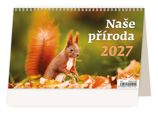 Stolní kalendář 2027 Helma Naše příroda