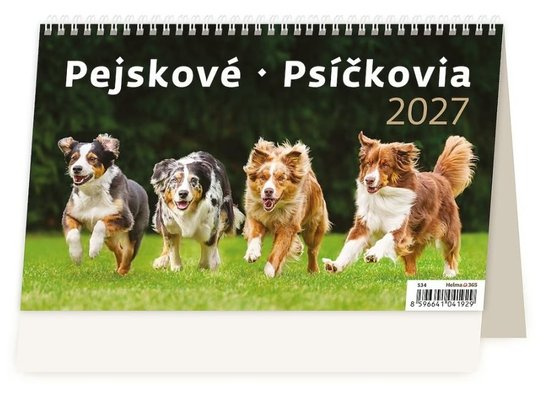 Stolní kalendář 2027 Helma Pejskové