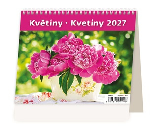 Stolní kalendář 2027 Helma Minimax Květiny